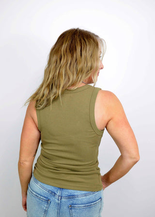 Anatasia Russet Tank Top - Shop Hidden Treasure Boutique
