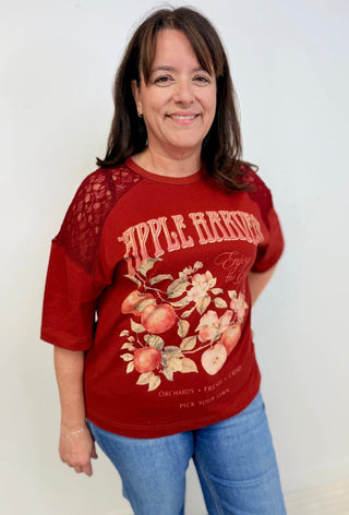 Apple Harvest Graphic Tee - Shop Hidden Treasure Boutique