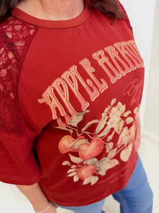 Apple Harvest Graphic Tee - Shop Hidden Treasure Boutique