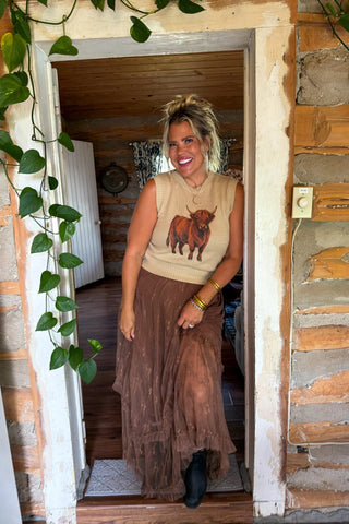 Autumn Blooming Maxi Skirt - Shop Hidden Treasure Boutique