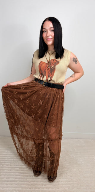 Autumn Blooming Maxi Skirt - Shop Hidden Treasure Boutique