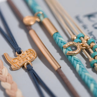 "Stride" Cowboy Boot Hair Tie Bracelets