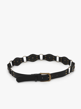 Western Belt w/ Studs-Black