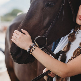 "Gallop" Horse & Bit Hair Tie Bracelets