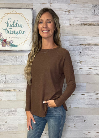 Baby Waffle Top - Shop Hidden Treasure Boutique