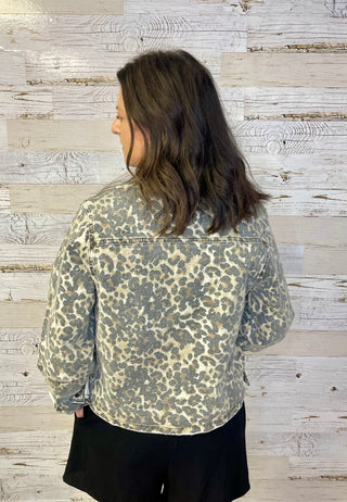 Bailey Button Leopard Jacket - Shop Hidden Treasure Boutique