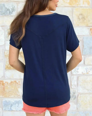 Basic Crew Neck Tee - Midnight - Shop Hidden Treasure Boutique
