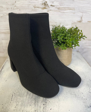 Basma Black Knit Boot - Shop Hidden Treasure Boutique