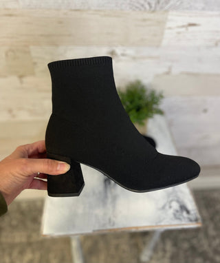 Basma Black Knit Boot - Shop Hidden Treasure Boutique