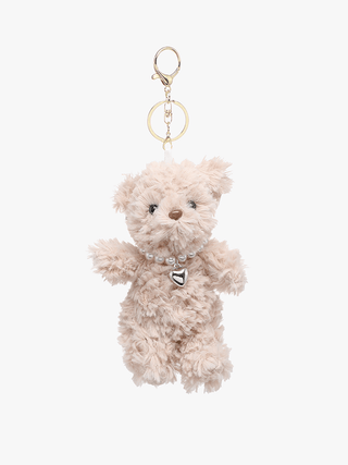 Bear Bag Charm-Beige - Shop Hidden Treasure Boutique