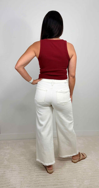 Biking Red Tank Top - Shop Hidden Treasure Boutique