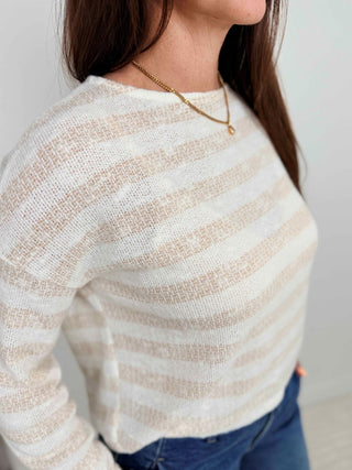 Billie Brushed Crewneck - Shop Hidden Treasure Boutique
