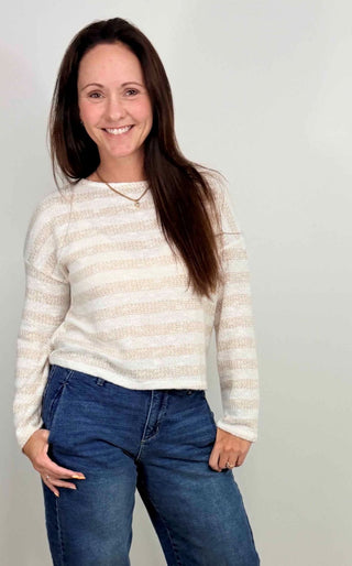 Billie Brushed Crewneck - Shop Hidden Treasure Boutique