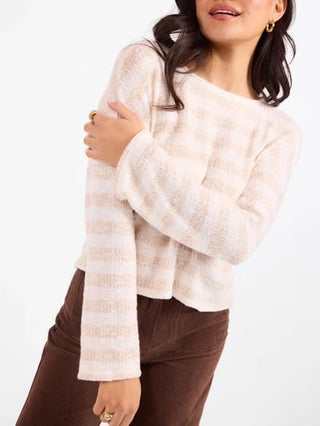 Billie Brushed Crewneck - Shop Hidden Treasure Boutique