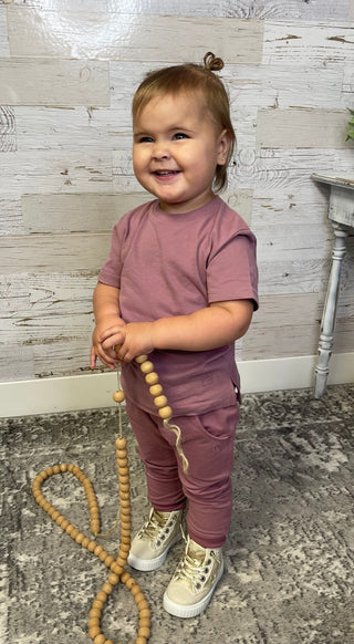 Bipsy Jogger - Mauve - Shop Hidden Treasure Boutique