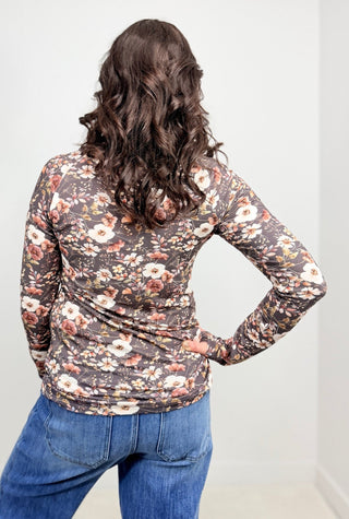 Blair Blushwood Floral Top - Shop Hidden Treasure Boutique