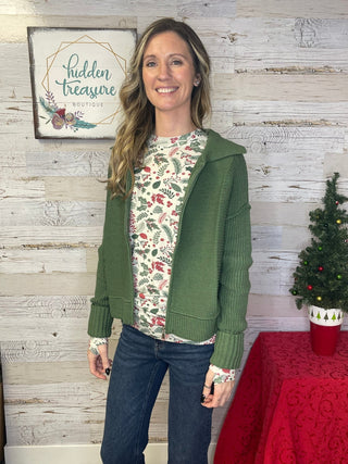 Blair Holiday Berry Top - Shop Hidden Treasure Boutique