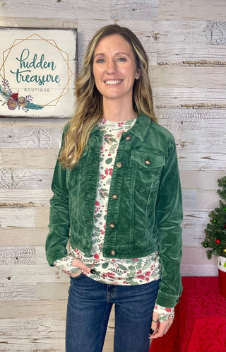 Blair Holiday Berry Top - Shop Hidden Treasure Boutique