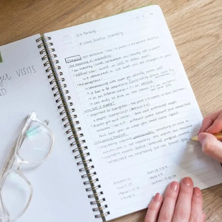 Blush Church Notes Notebook - Shop Hidden Treasure Boutique