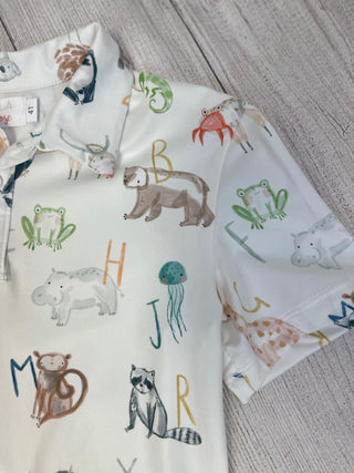 Boys ABC Polo - Shop Hidden Treasure Boutique