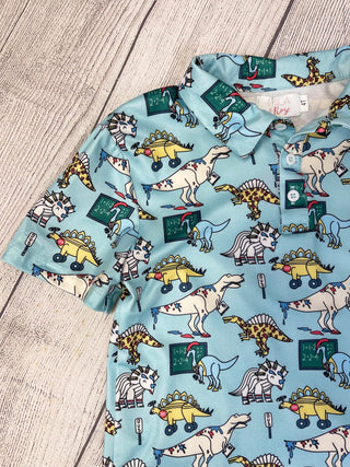 Boys Schoolyard Stomp Polo - Shop Hidden Treasure Boutique