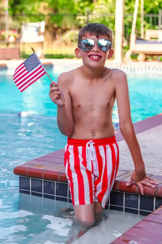 Boys Set Sail Swim Trunks - Shop Hidden Treasure Boutique