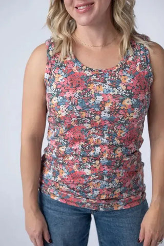 Bright Floral Ava Tank - Shop Hidden Treasure Boutique