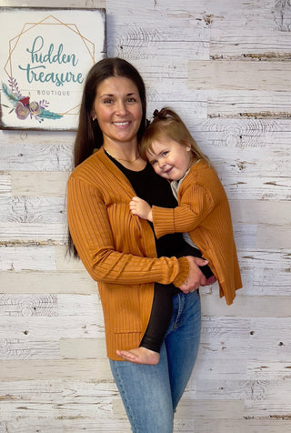 Camel Pocketed Cardigan