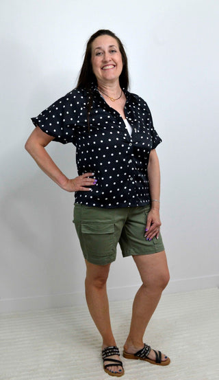Cargo Patch Pocket Shorts - Shop Hidden Treasure Boutique