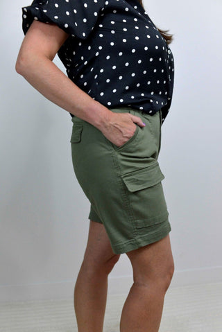 Cargo Patch Pocket Shorts - Shop Hidden Treasure Boutique