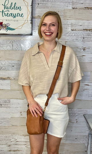 Cascade White 5" Shorts - Shop Hidden Treasure Boutique