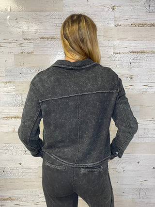 Charlotte French Terry Jacket - Shop Hidden Treasure Boutique