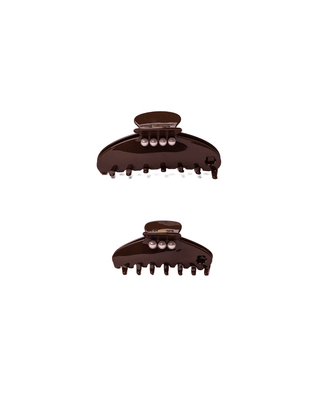CHOCOLATE BROWN/PEARL CLAW: MIDI - Shop Hidden Treasure Boutique