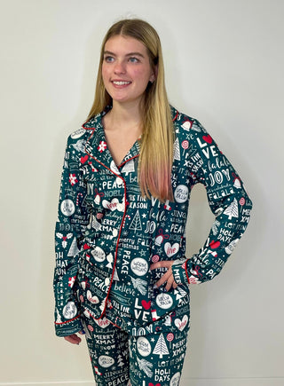 Christmas Pajama Set - Shop Hidden Treasure Boutique