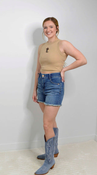 Cowgirl Boots Graphic Tank - Shop Hidden Treasure Boutique