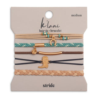 "Stride" Cowboy Boot Hair Tie Bracelets
