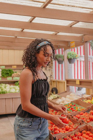 DENIM FARMERS MARKET HEADBAND - Shop Hidden Treasure Boutique