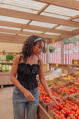 DENIM FARMERS MARKET HEADBAND - Shop Hidden Treasure Boutique