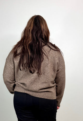 Dog Graphic Oversized Sweater - Shop Hidden Treasure Boutique
