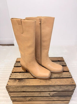 Duston Nude Tall Boot - Shop Hidden Treasure Boutique