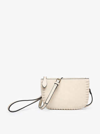 Whipstitch Bone Crossbody