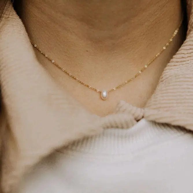 Single Pearl Necklace