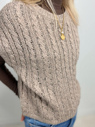 Effortless Cable Knit Sweater Tank - Shop Hidden Treasure Boutique