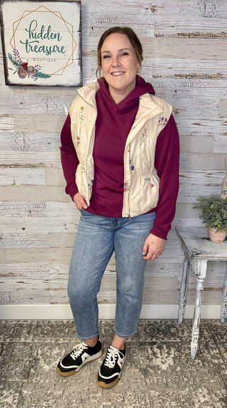 Elizabeth High Rise Crop Straight - Shop Hidden Treasure Boutique