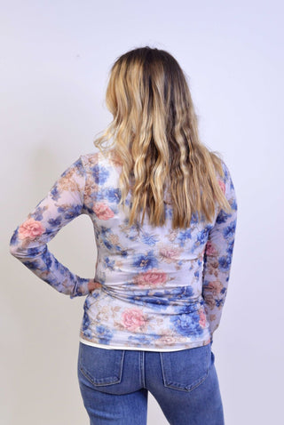 English Garden Mesh Top - Shop Hidden Treasure Boutique