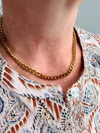 Este Cuban Chain Necklace - Shop Hidden Treasure Boutique