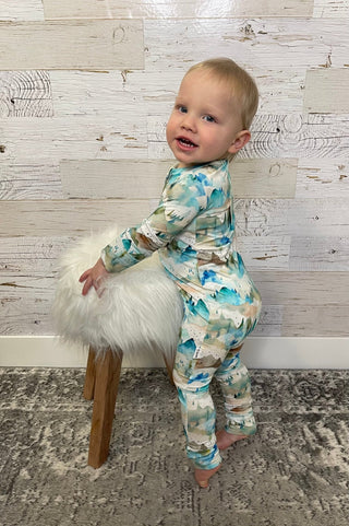 Everest Zip Pajamas - Shop Hidden Treasure Boutique