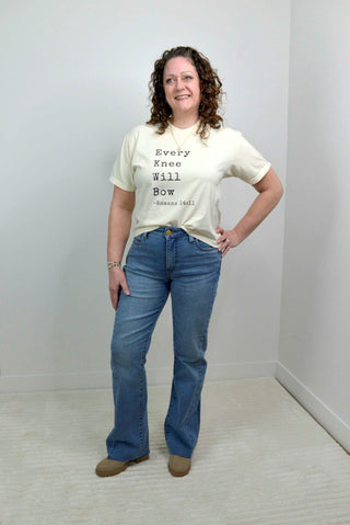 Every Knee Will Bow Tee - Shop Hidden Treasure Boutique