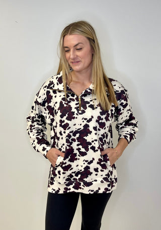 Everyday Pullover - Cowhide Classic - Shop Hidden Treasure Boutique