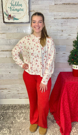 Fa La La Top - Shop Hidden Treasure Boutique